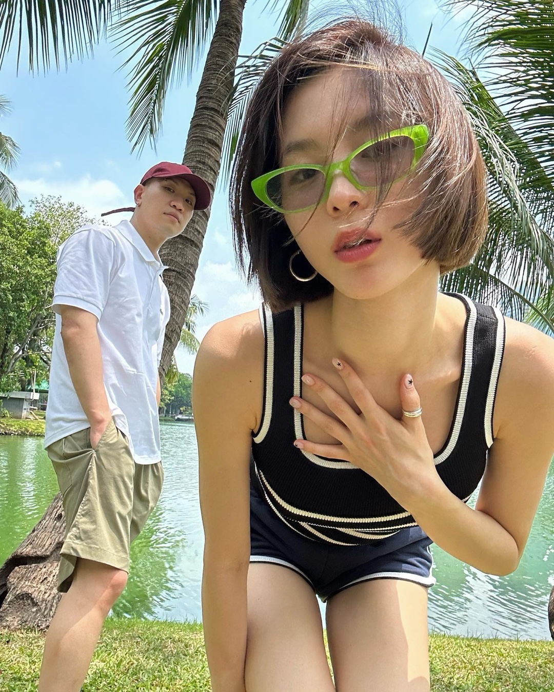 힙한 부부 여행룩👩🏻‍❤️‍👨🏻개코❤️김수미​ 이미지