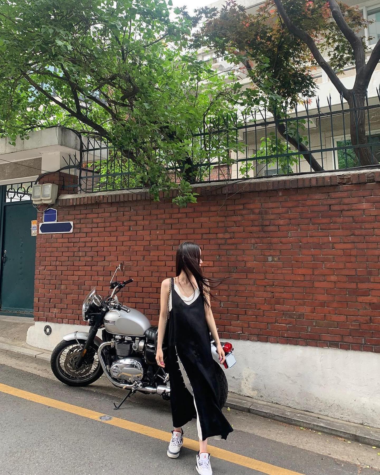 블랙 & 화이트 슬립 원피스🖤🤍 이미지