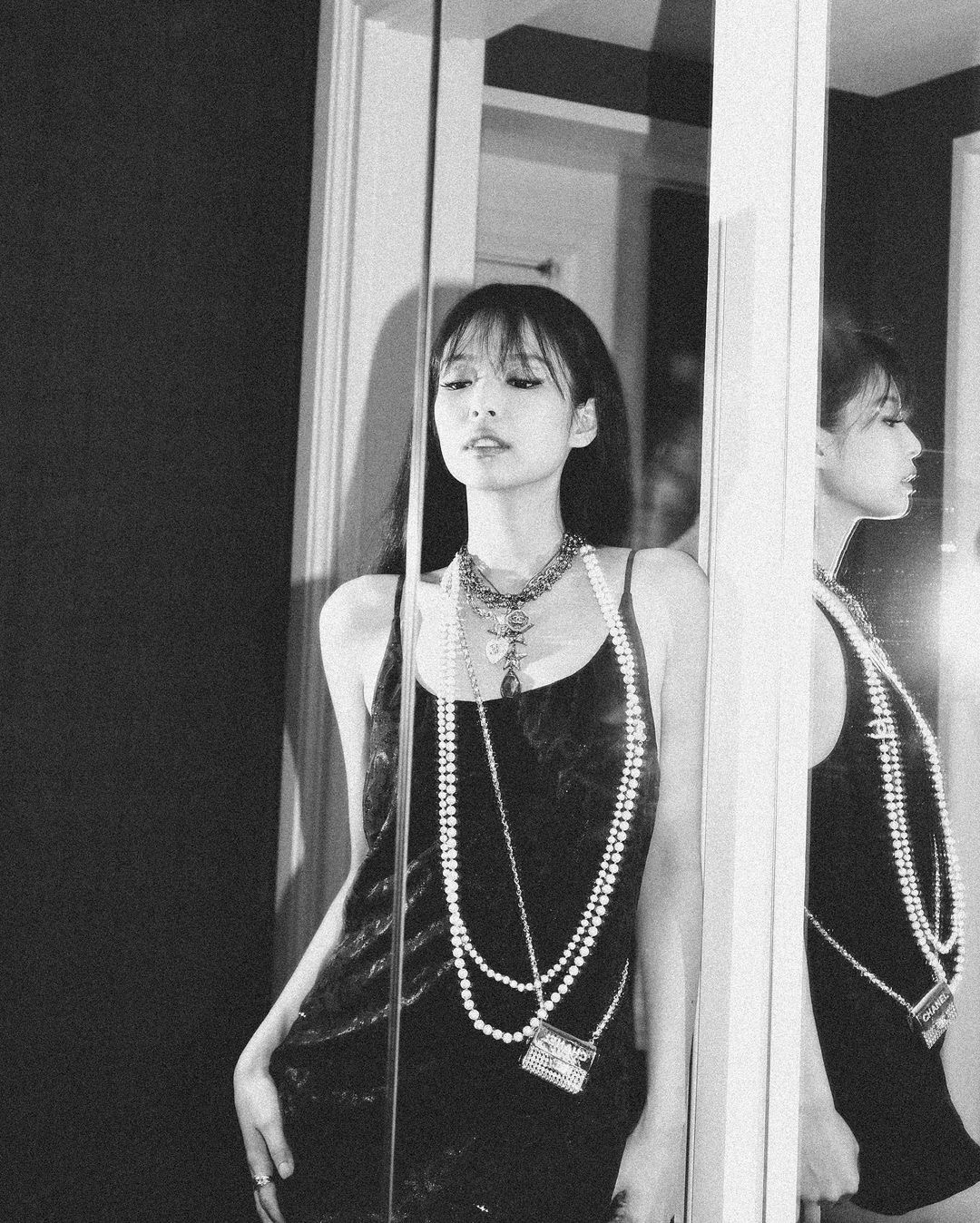 샤넬 진주목걸이 찰떡 젠득이✨🖤 이미지2