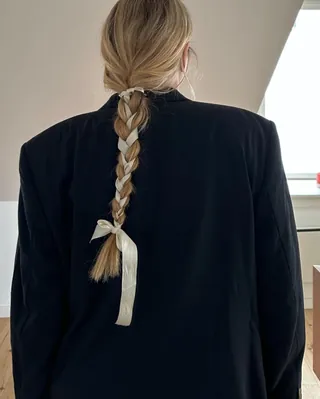 리본으로 머리 땋아볼까🎀❣️ 이미지