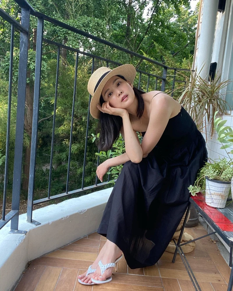 햇살 뜨거운날 스트로 햇👒☀️ 이미지1