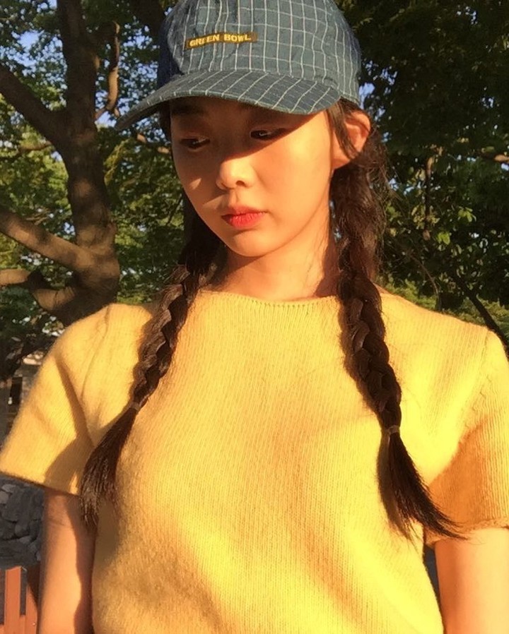 여름엔 양갈래로 러블리하게🩵🤍​ 이미지