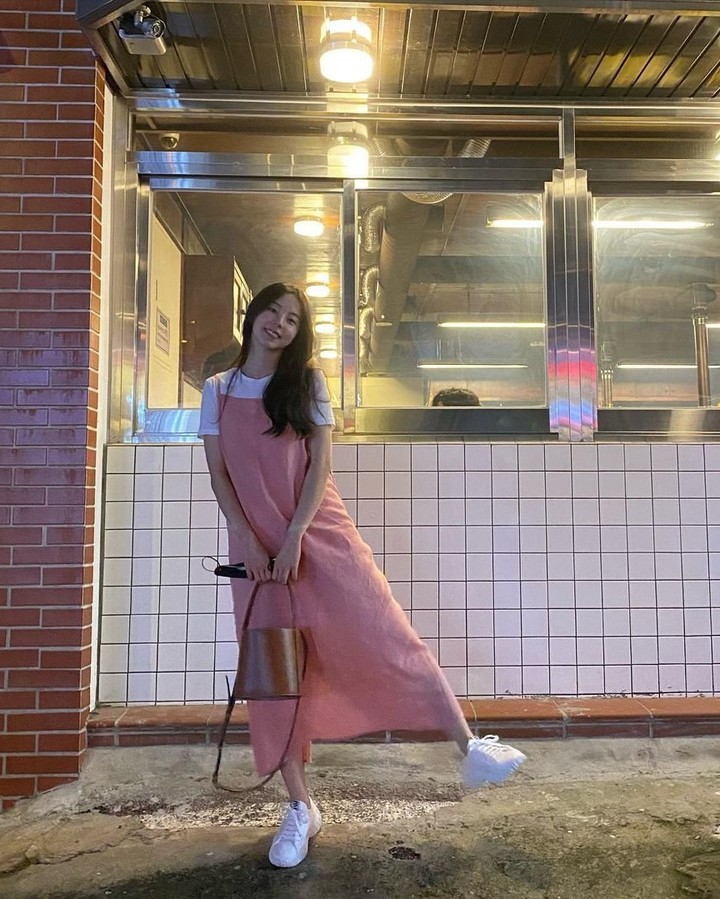 반팔에 원피스 조합👕👗 귀여워​ 이미지