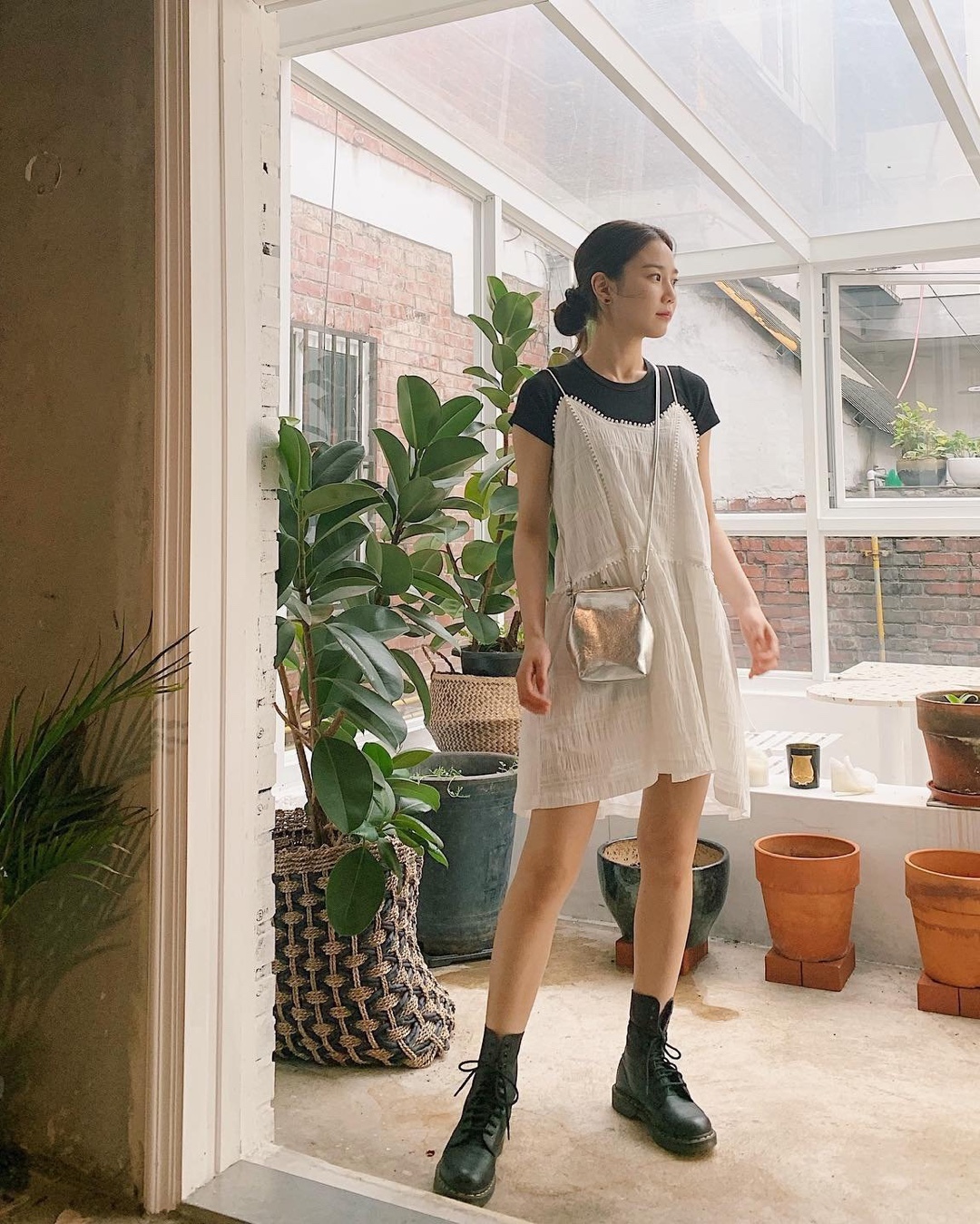 반팔에 원피스 조합👕👗 귀여워​ 이미지