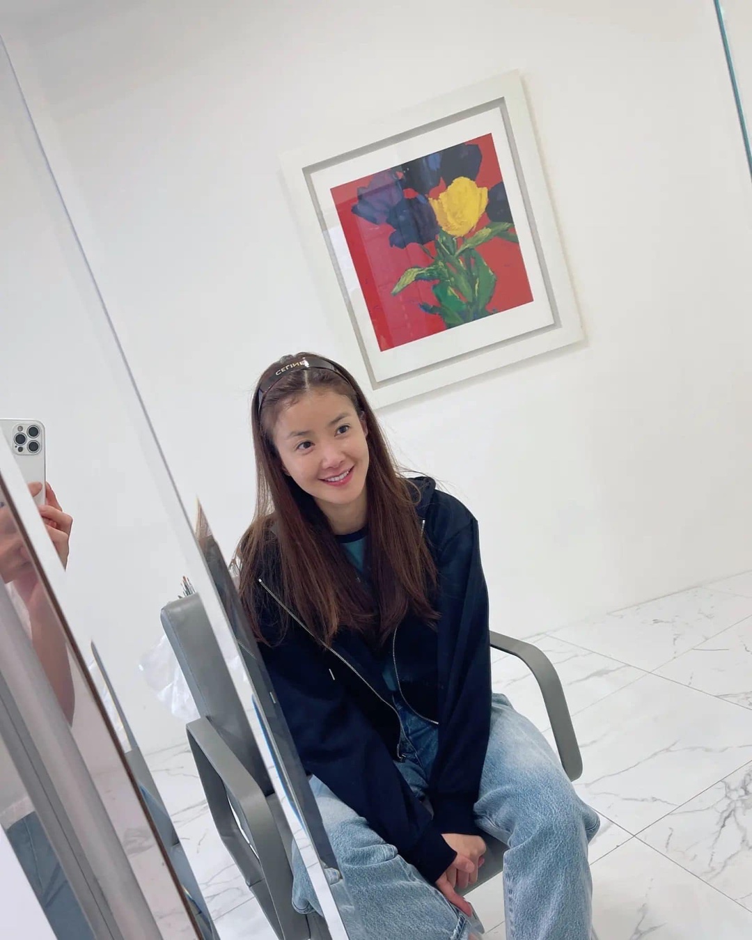 잔머리 귀찮을때🤎셀린 머리띠 이미지