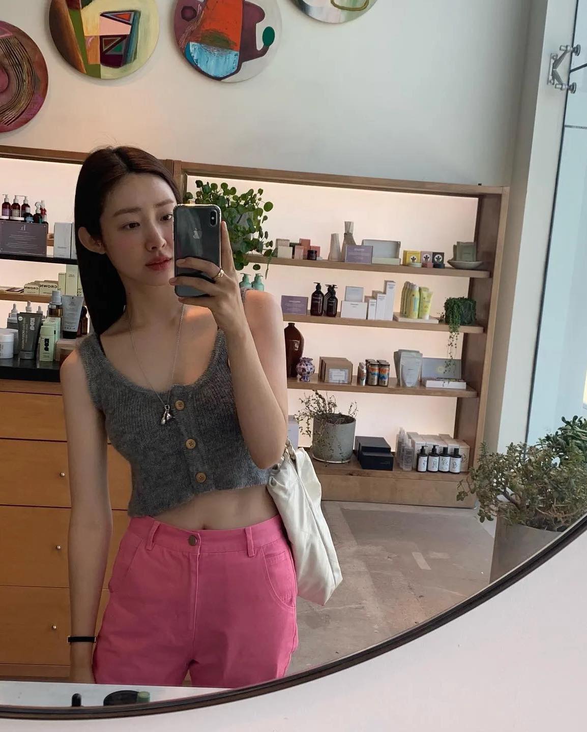 핑크 바지로 여름 포인트하기😍💕​ 이미지3