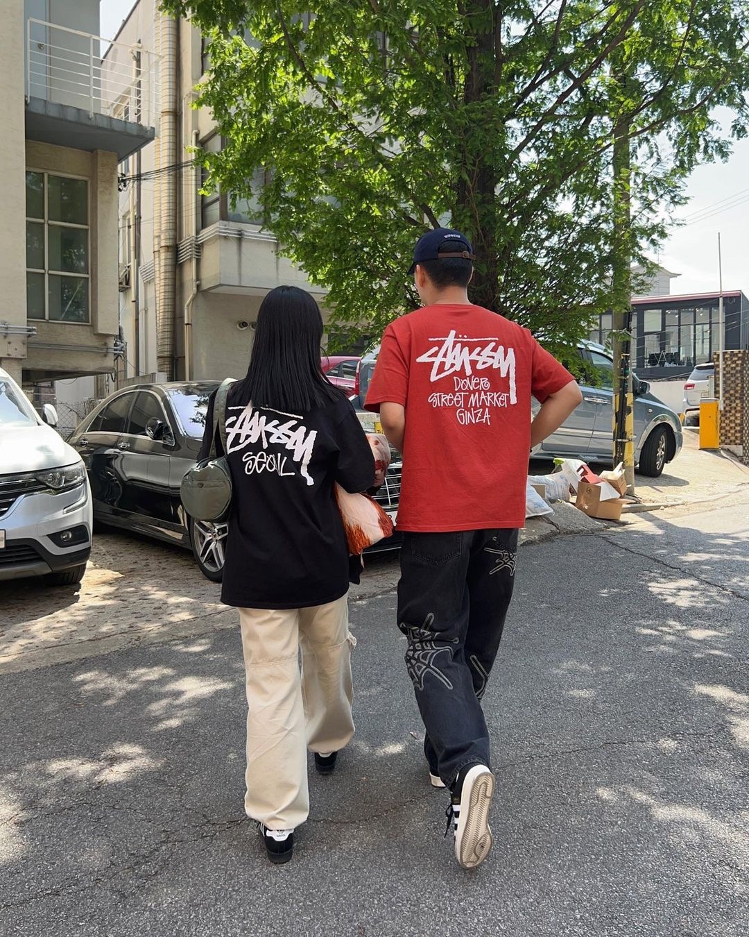 여름 커플티 스투시🖤❤️​@같이해​ 이미지
