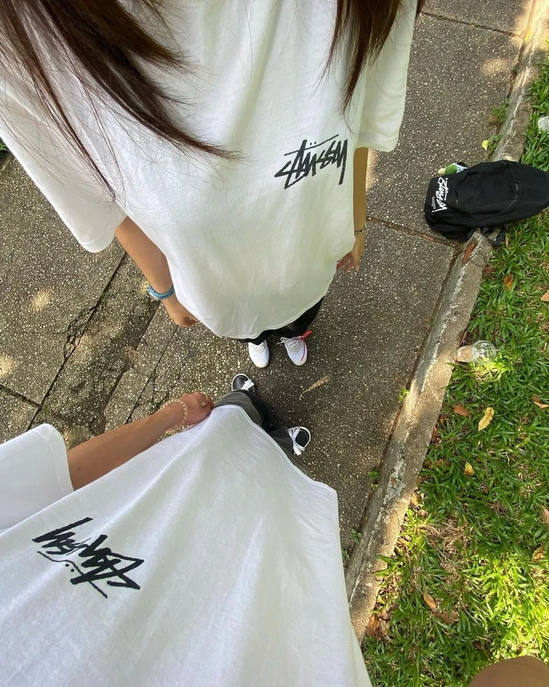 여름 커플티 스투시🖤❤️@같이해 이미지2