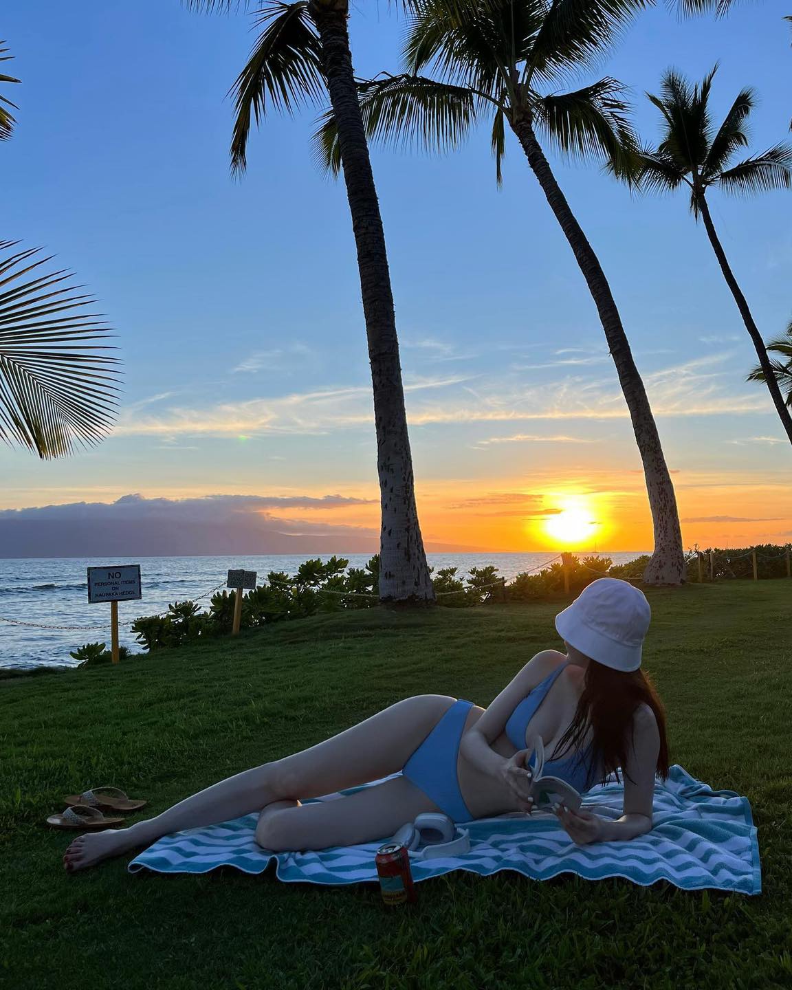 민경언니 운동자극 휴양지룩👙🔥 이미지