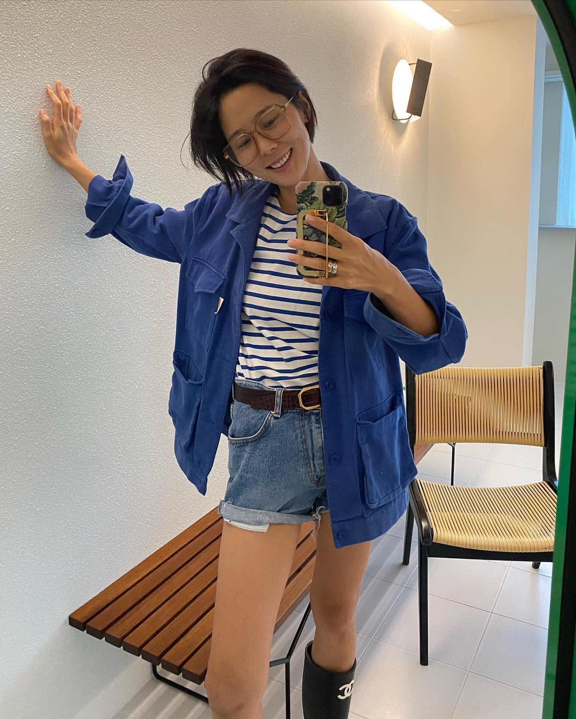 비 오는 날엔 샤넬 레인부츠☔️👢 이미지