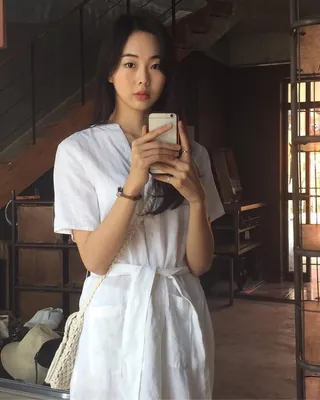 화이트원피스가 끌리는 여름🤍 이미지