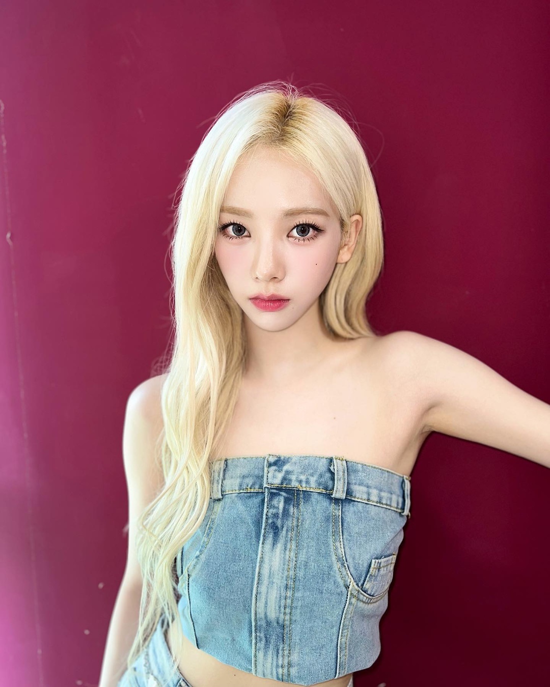 올여름 트렌드🩵@데님 튜브탑​ 이미지5