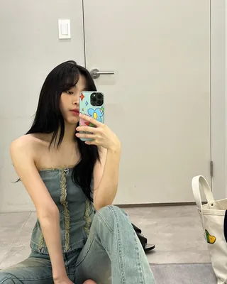 올여름 트렌드🩵@데님 튜브탑 이미지