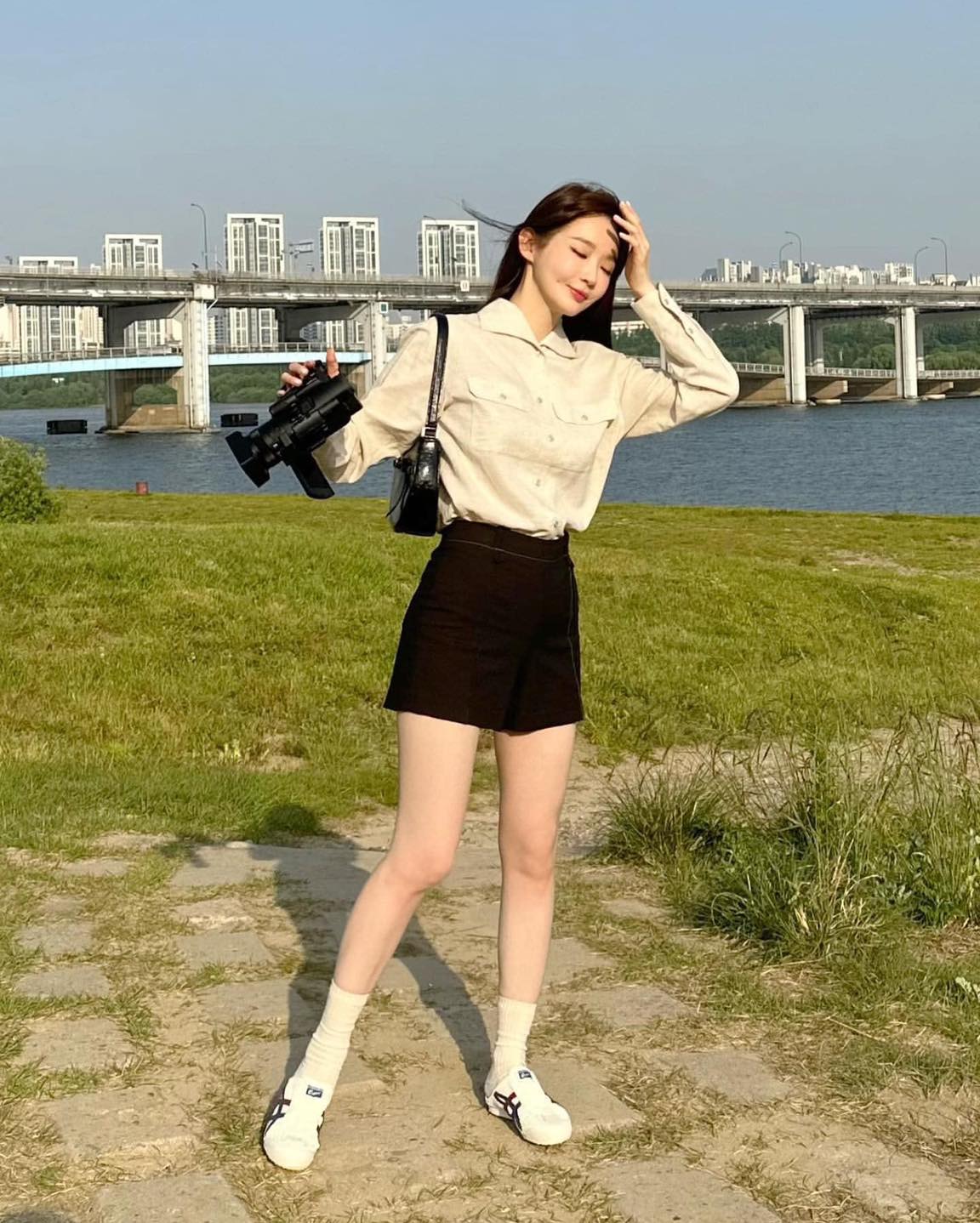 모든 룩에 흰양말 더하기🤍🧦​ 이미지