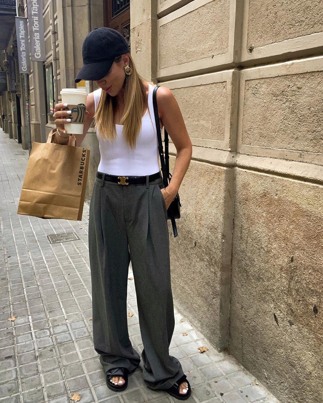 그레이 슬랙스 10가지 코디🩶🔍 이미지3