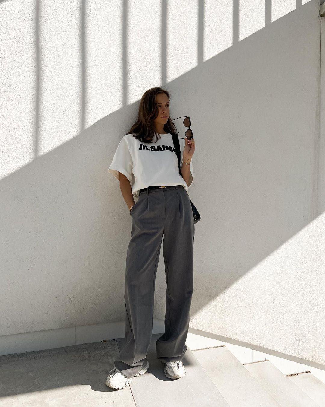 그레이 슬랙스 10가지 코디🩶🔍 이미지4