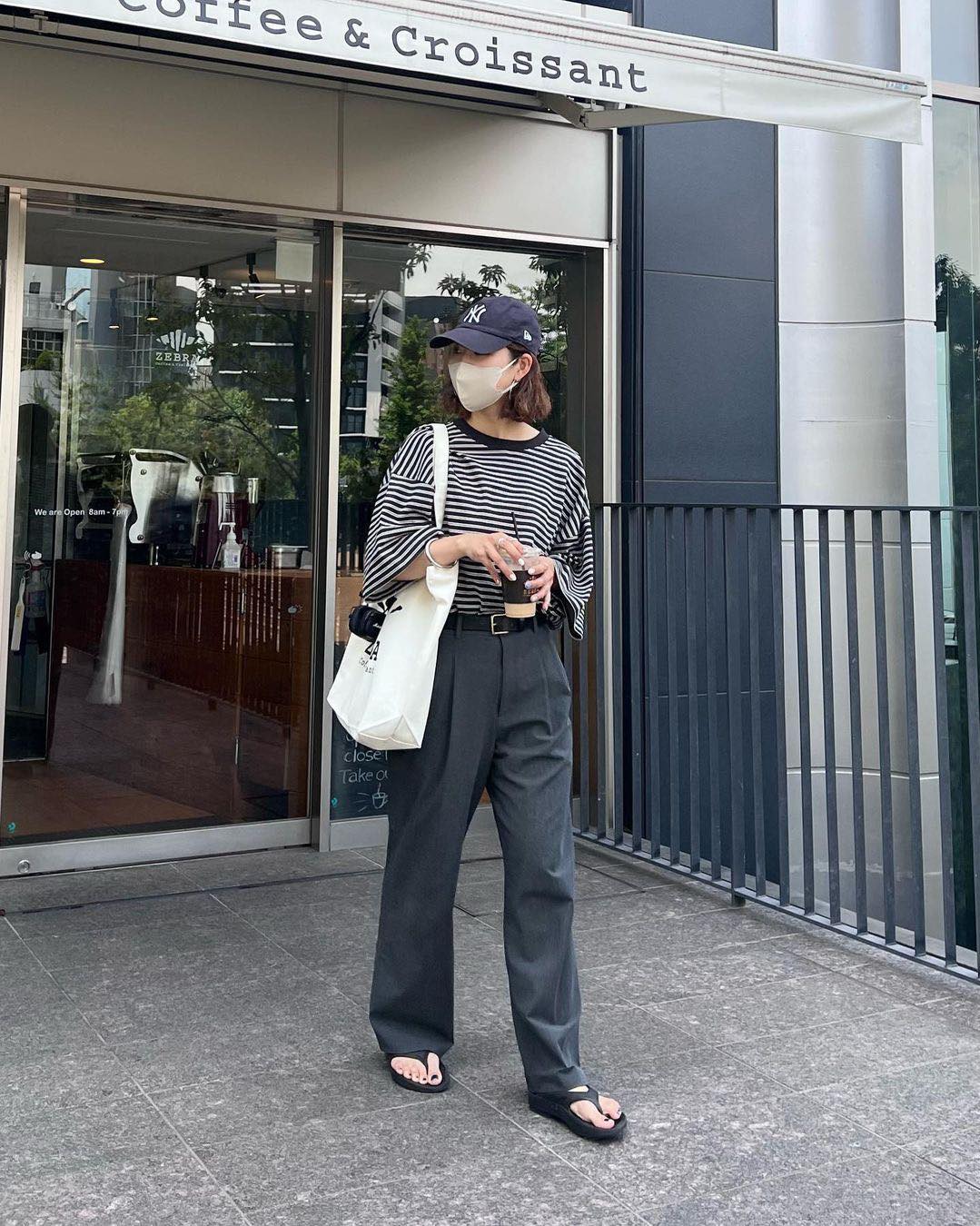 그레이 슬랙스 10가지 코디🩶🔍 이미지10