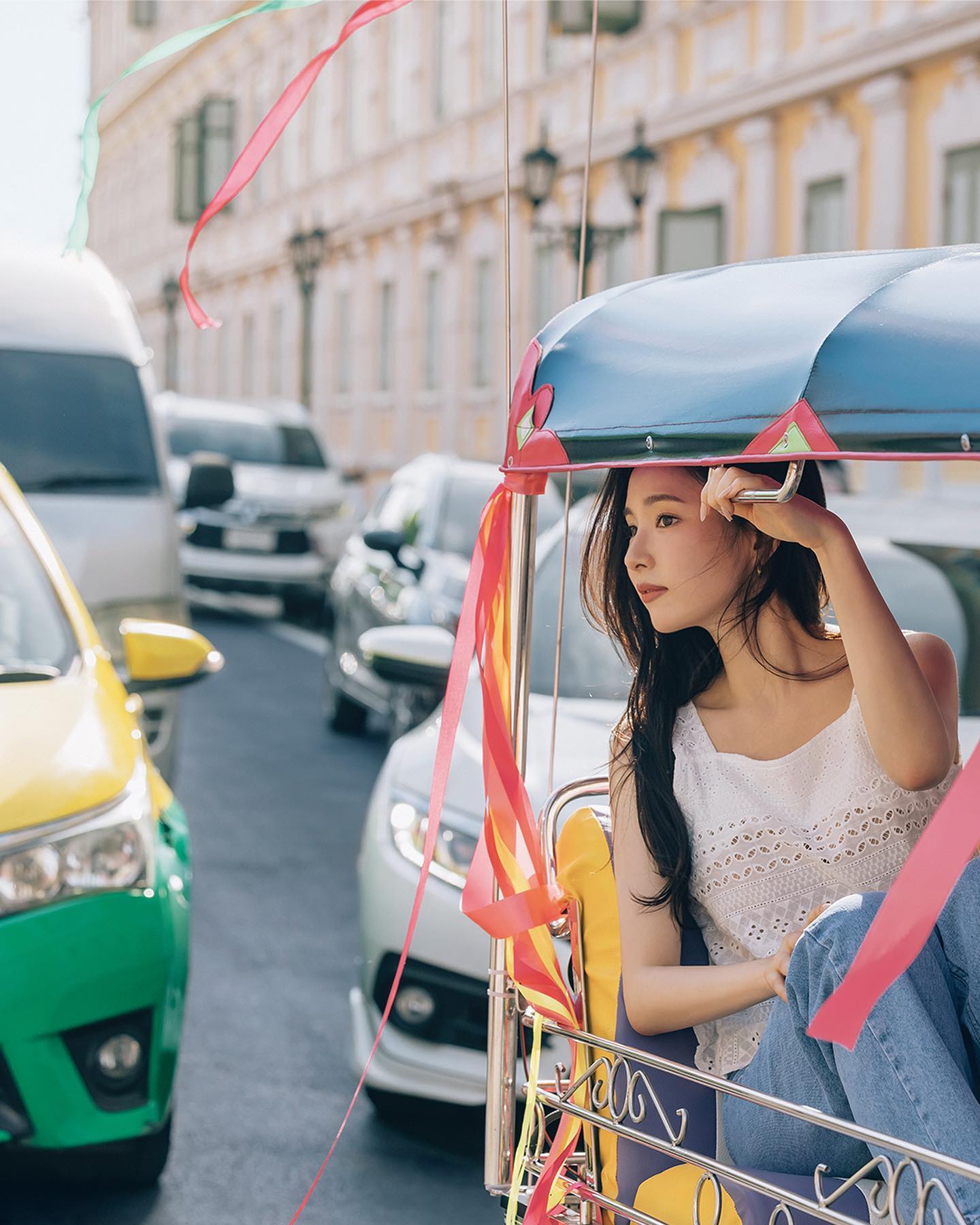 세경언니처럼 방콕 여행룩🥭🍉
여름 휴가룩 정석 나시 & 에코백🏝️🩷예쁘게 @따라해 #광고 이미지3