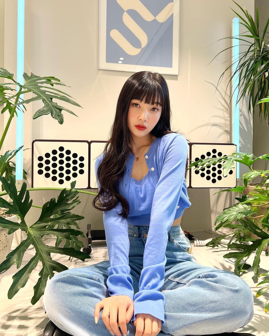 덥지만 앞머리가 끌려💇🏻‍♀️💙​ 이미지