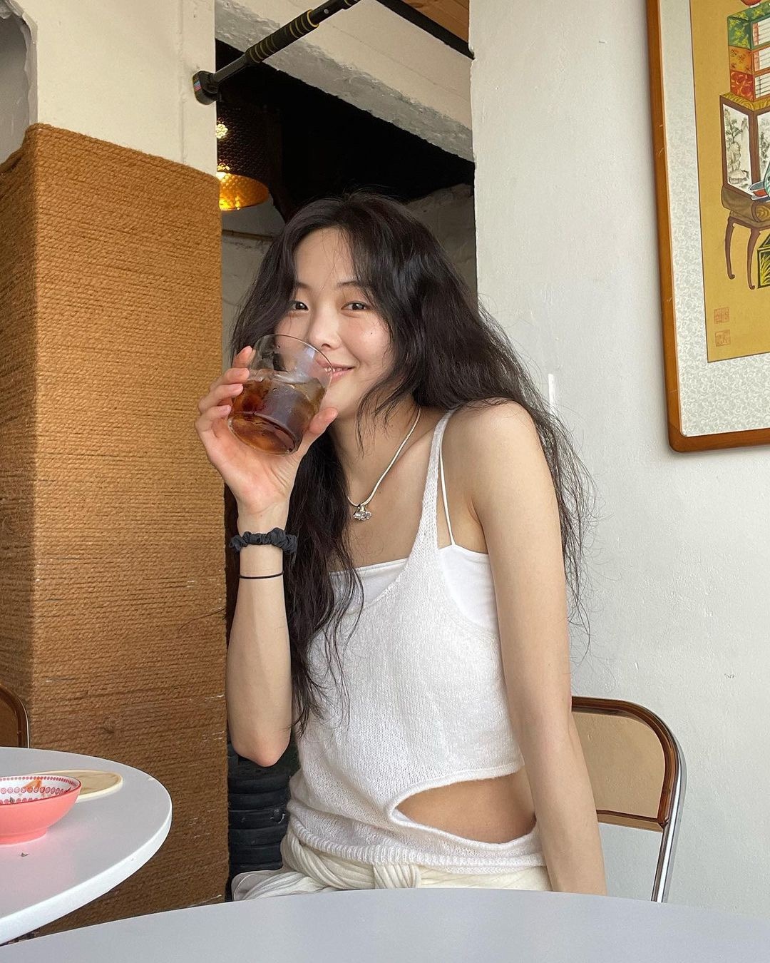 내추럴 히피펌 예시야👩🏻‍🦱☁️금새록​ 이미지