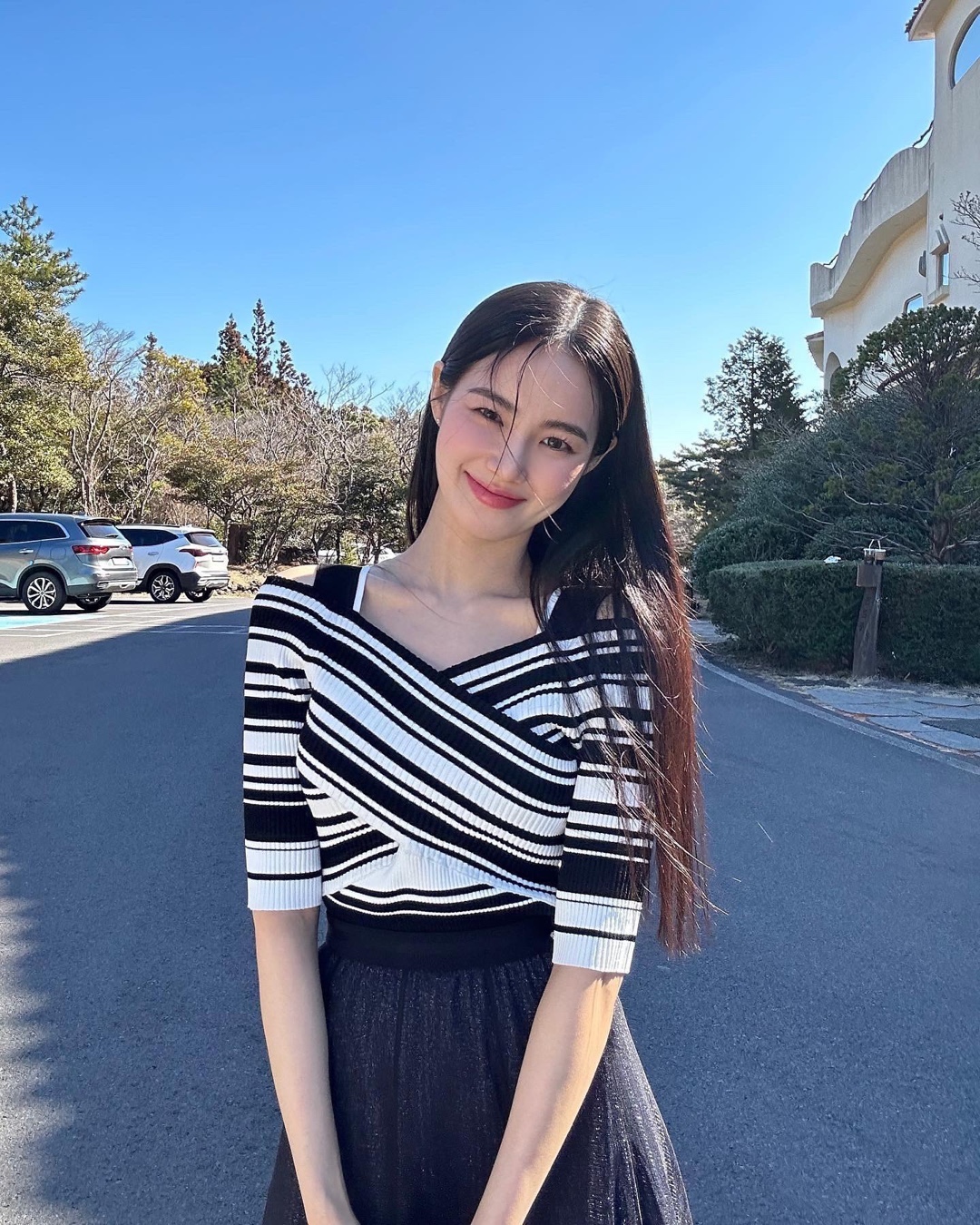 긴머리 이미지