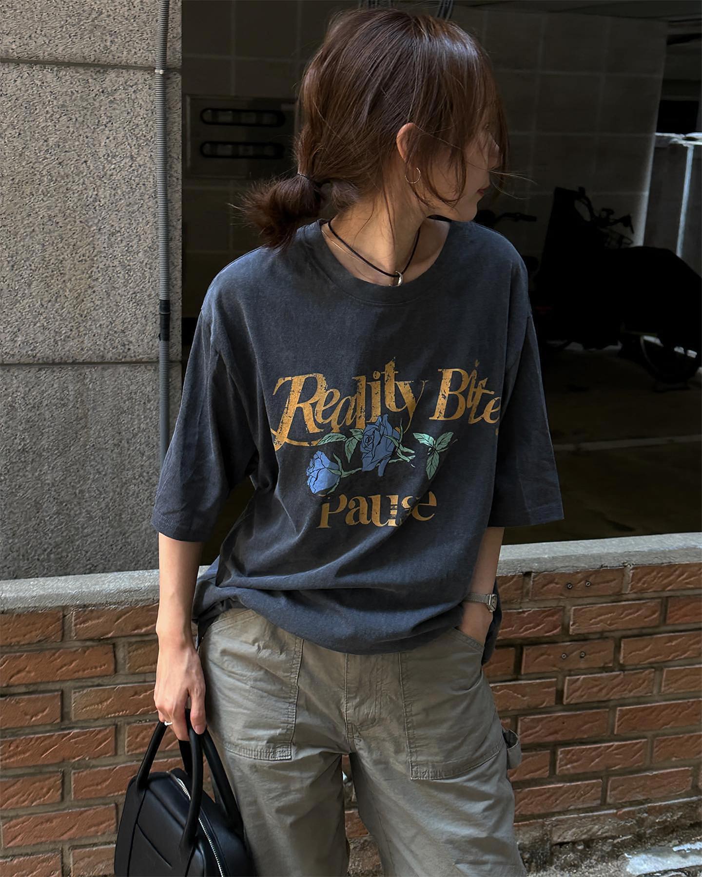 휴가 @준비물😎💐그래픽 반팔티 이미지3