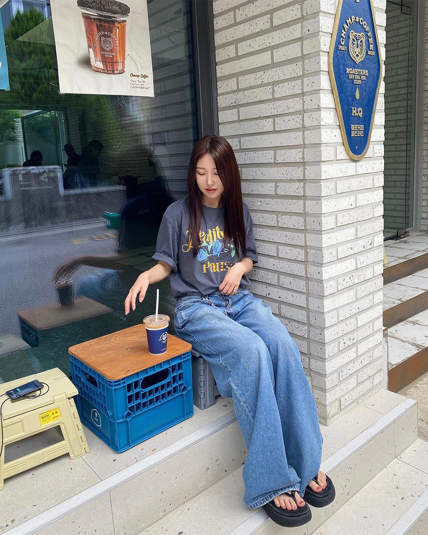 휴가 @준비물😎💐그래픽 반팔티 이미지6