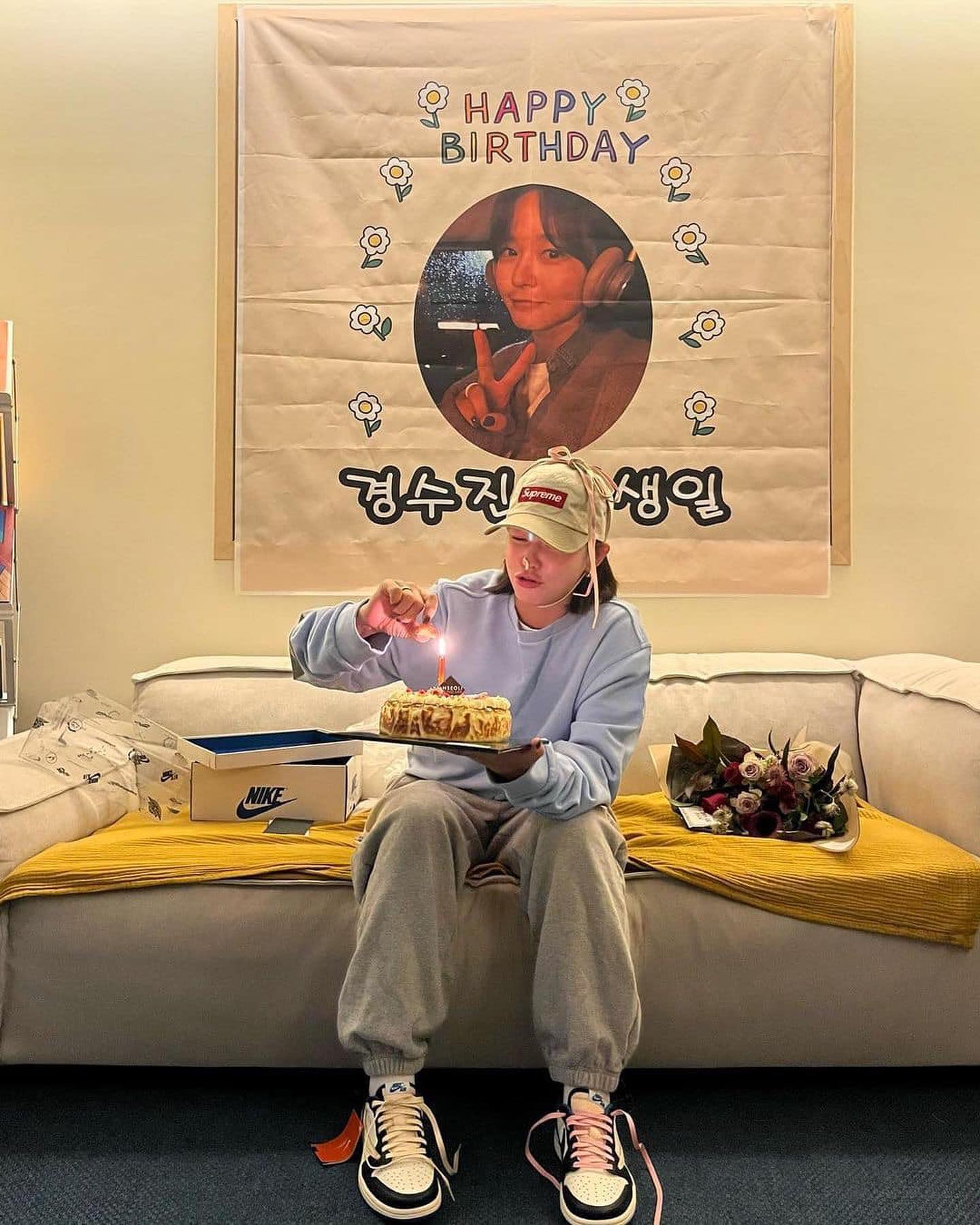 힙해지는 슈프림 캡 쓰기🧢❤️‍🔥 이미지