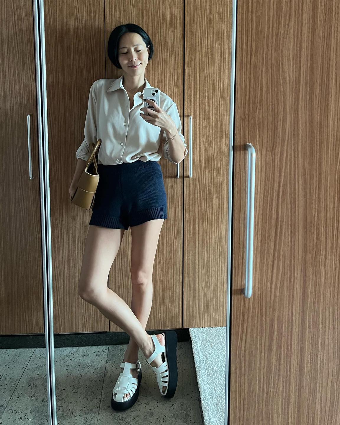 심플한 보테가 백🍈👜아르코 토트 이미지2