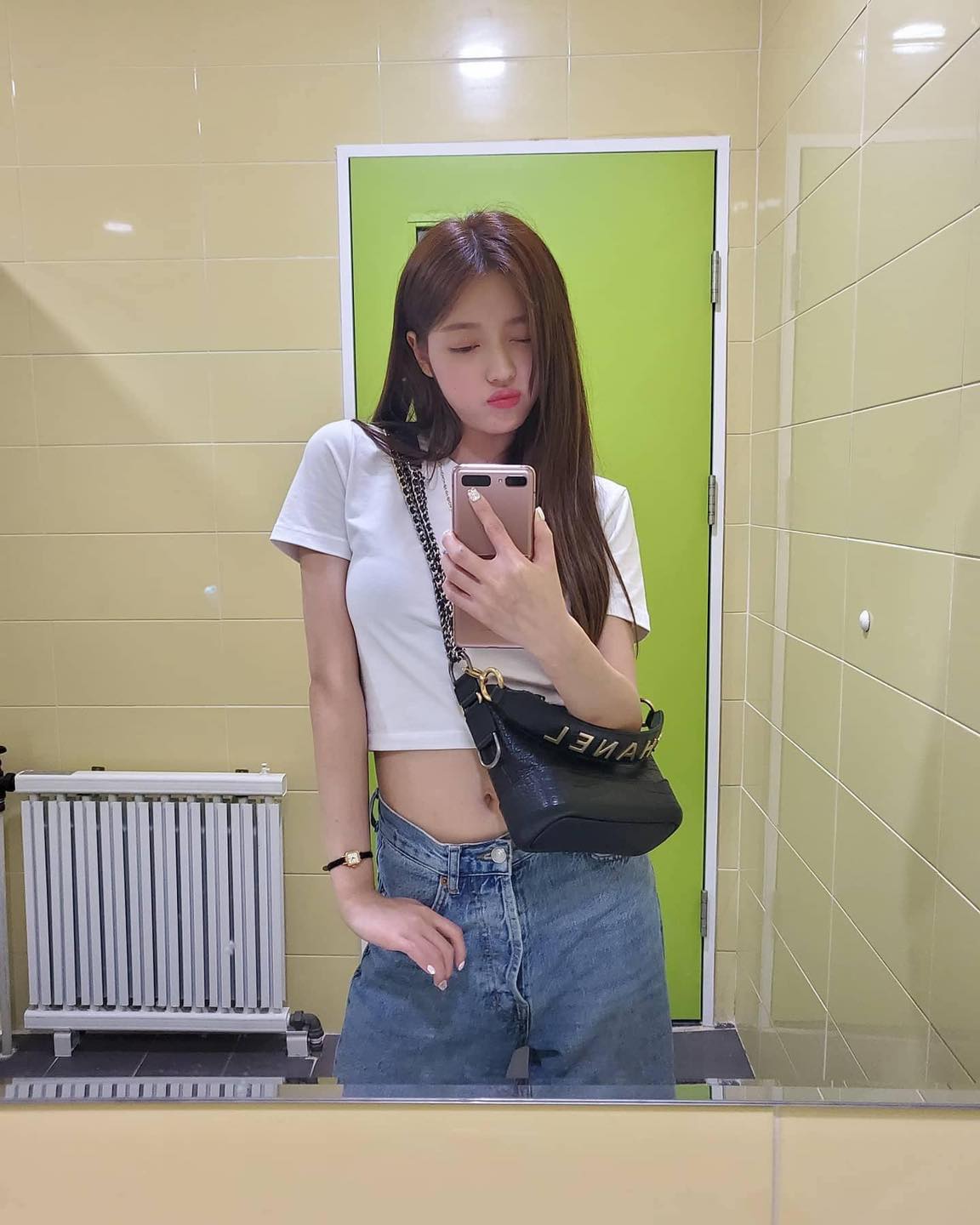 화이트+데님 여름 데일리룩🤍💙 이미지