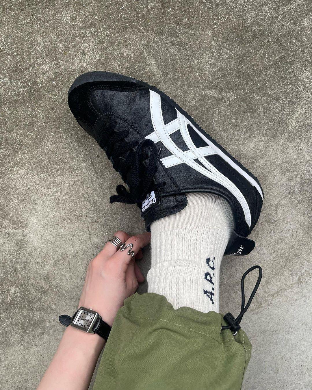 심플템🖤블랙 오니츠카타이거👟 이미지