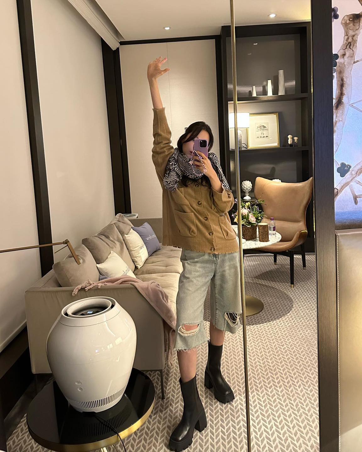 다시 돌아온 와이드 청반바지👀🩵 이미지