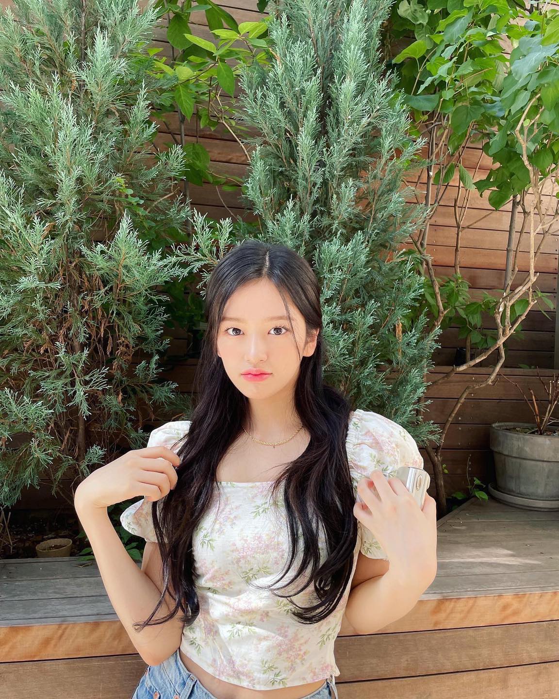 러블리 한스푼💐꽃무늬 블라우스 이미지