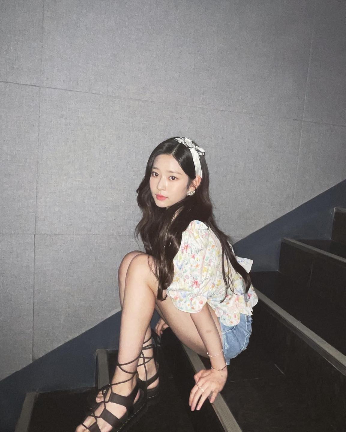 러블리 한스푼💐꽃무늬 블라우스 이미지
