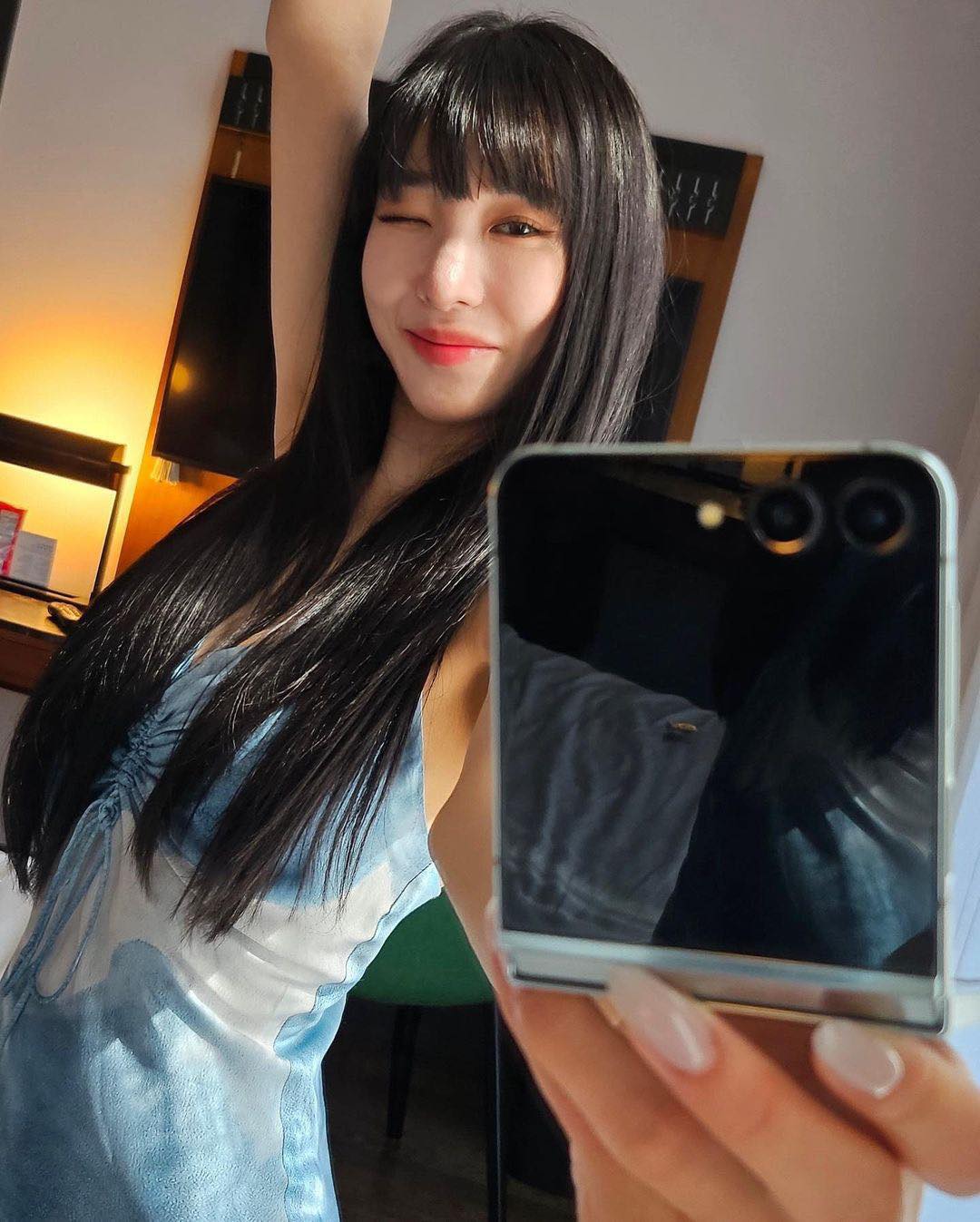 풀뱅하고 더 러블리해진 티파니🩵 이미지