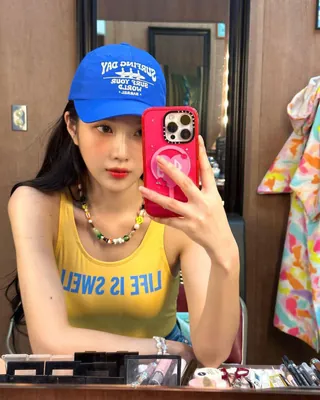 톡톡 튀는 비즈목걸이 할래🍭🩵 이미지