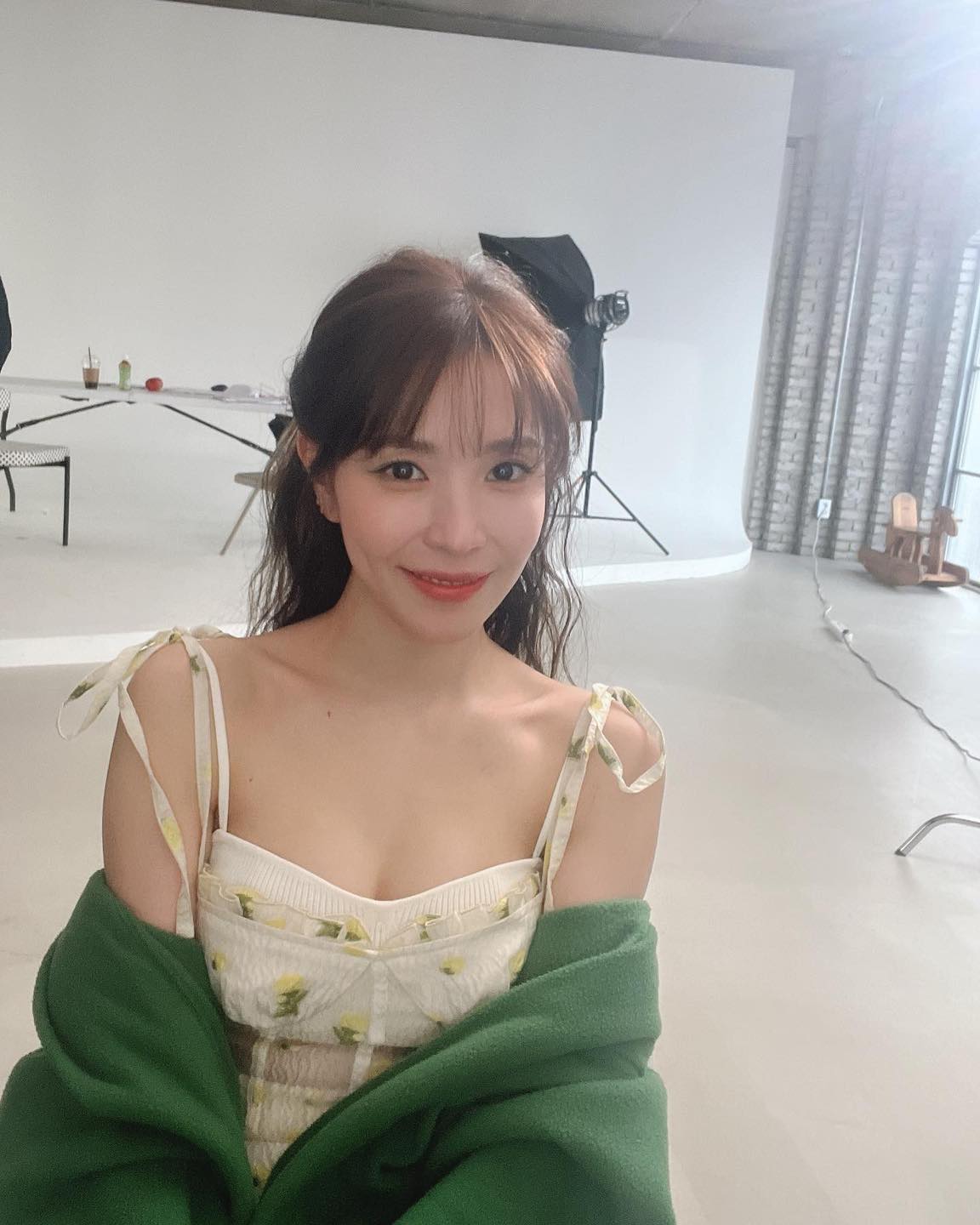 나시는 어깨 리본으로 포인트🎀 이미지