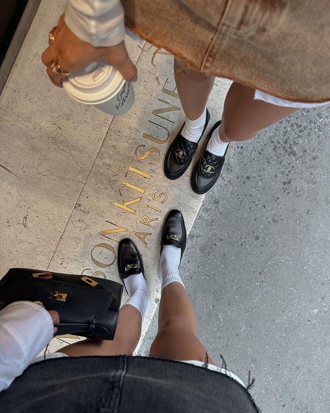 로퍼 코디👞깔끔하게 흰양말🤍 이미지