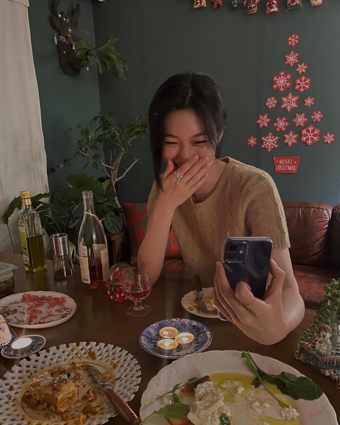 클래식 무드🍃꽈배기 반팔니트 이미지