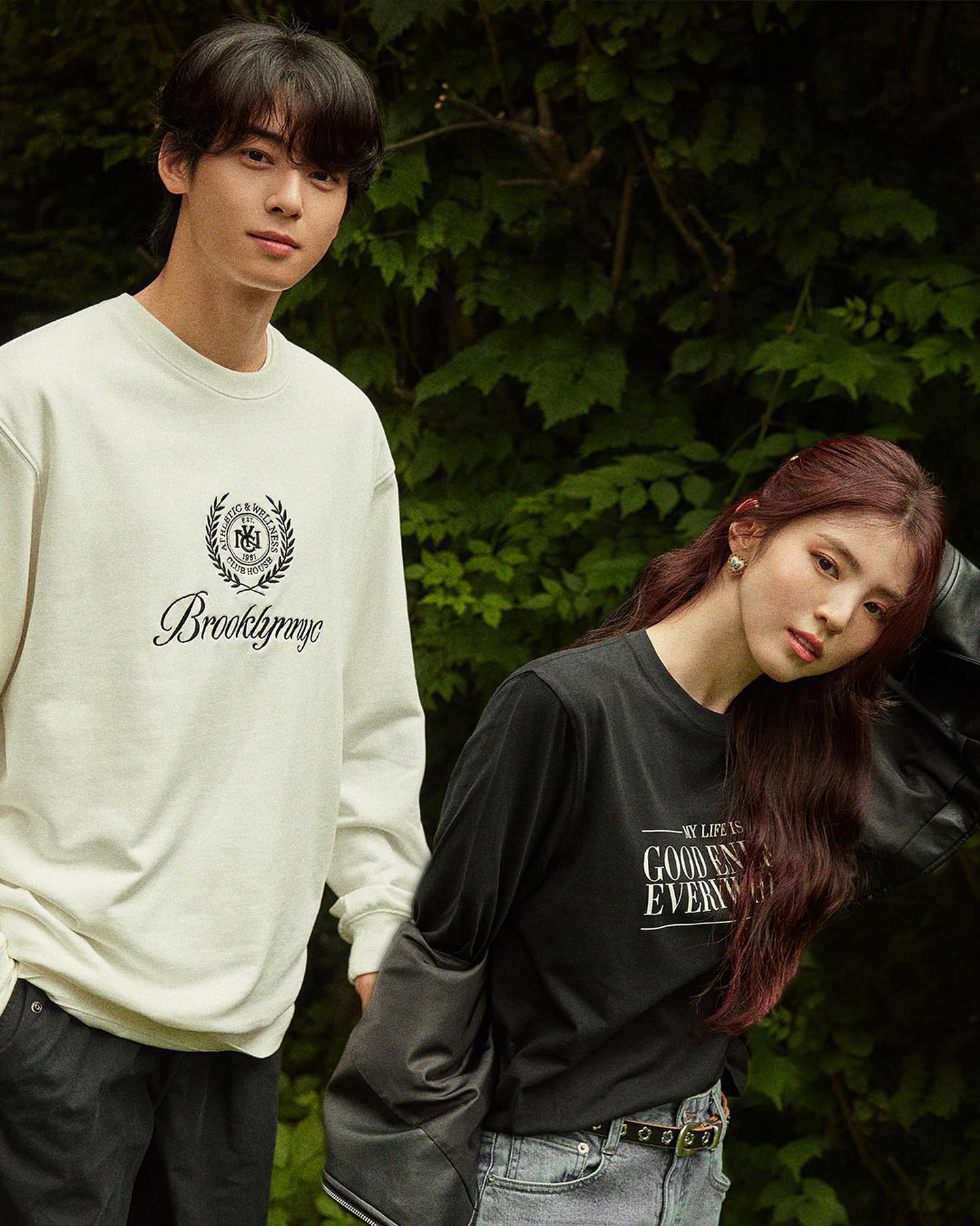 한소희 x 차은우👩🏻‍❤️‍👨🏻비주얼 조합
지오다노 23FW🏫가을 캠퍼스 청춘 커플룩 @이렇게❤️ #광고 이미지