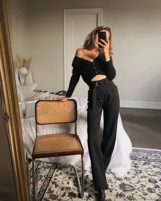 오프숄더보다 원숄더👀🖤 이미지