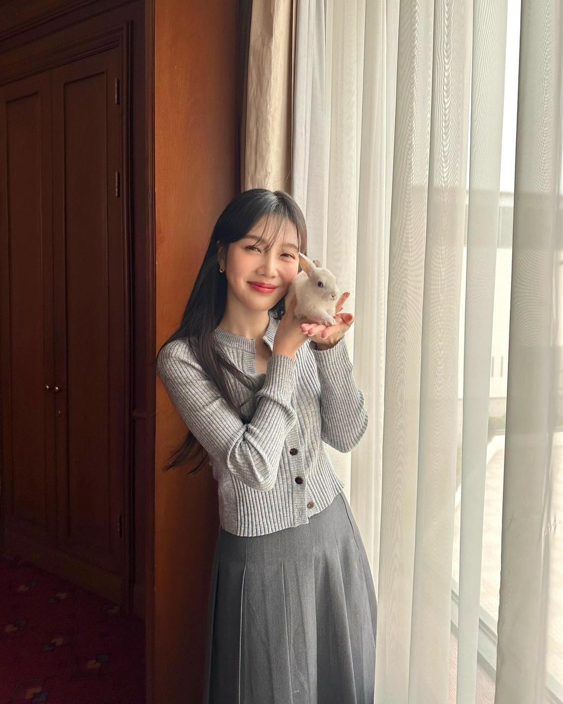 가을에는 슬림핏 골지 가디건💫🤍 이미지