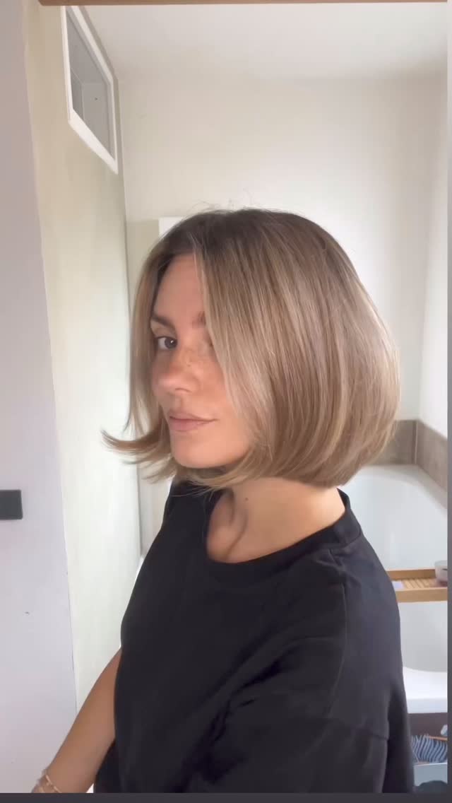 단발 언니👩‍🦰헤어 볼륨 튜토리얼 @다이슨💈 이미지