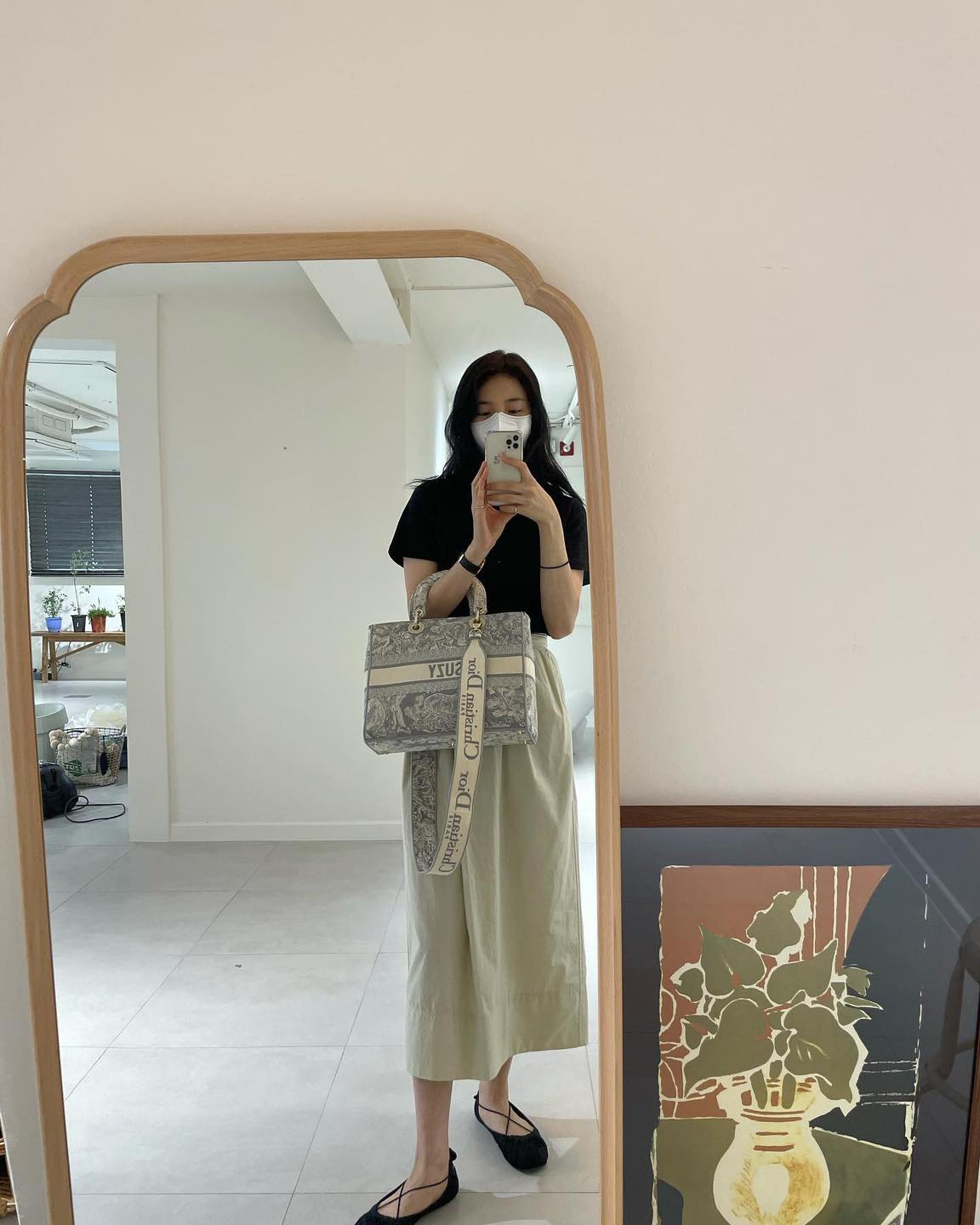 가을 베이지맛 롱스커트 코디🥠🤍 이미지