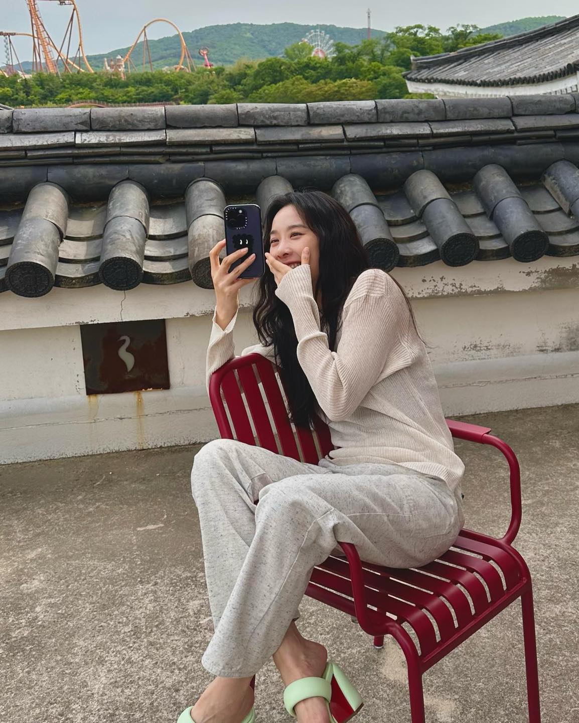 선선할 때 딱 좋은🤍🩷니트 이미지