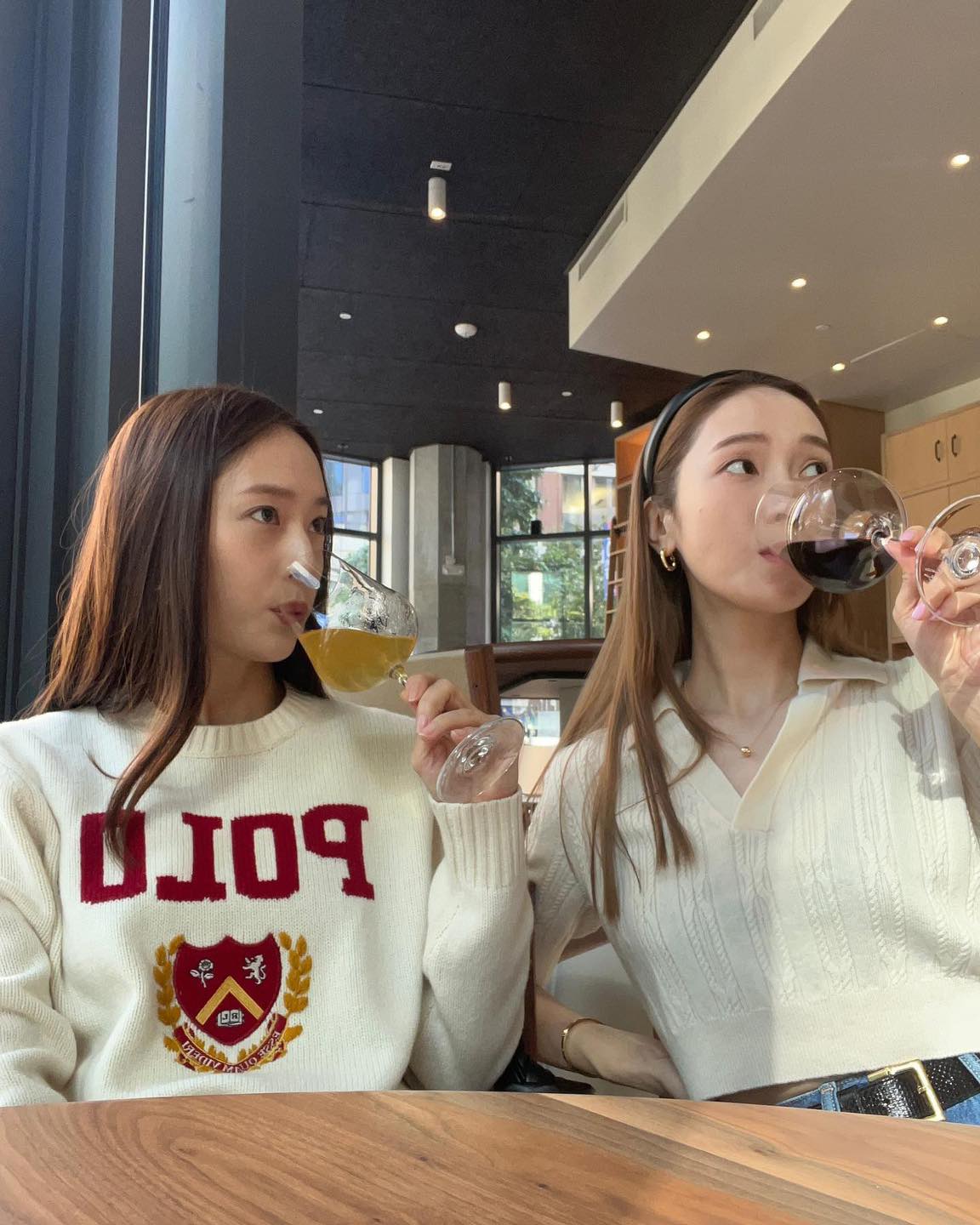 사이좋은 정자매👭🏻🤍가을 트윈룩 이미지