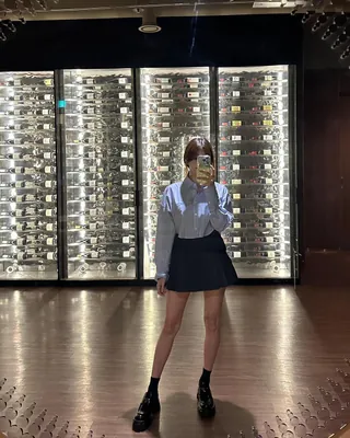 미니멀템👔블루 스트라이프 셔츠 이미지