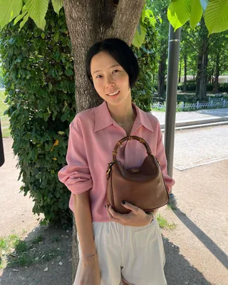 화사함을 더해줄 핑크셔츠🩷🤍 이미지