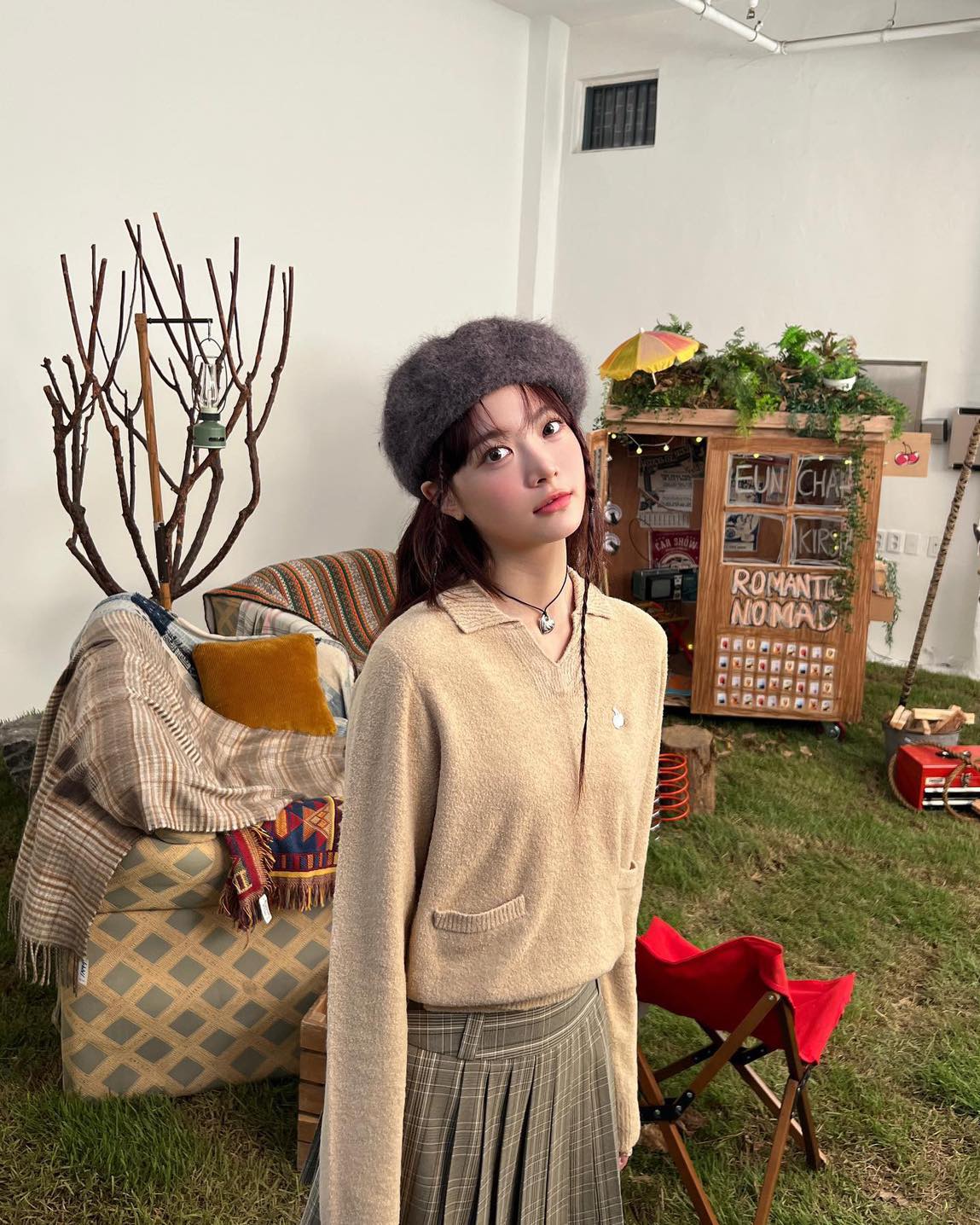가을엔 포근한 베이지 니트🥠🤍 이미지6