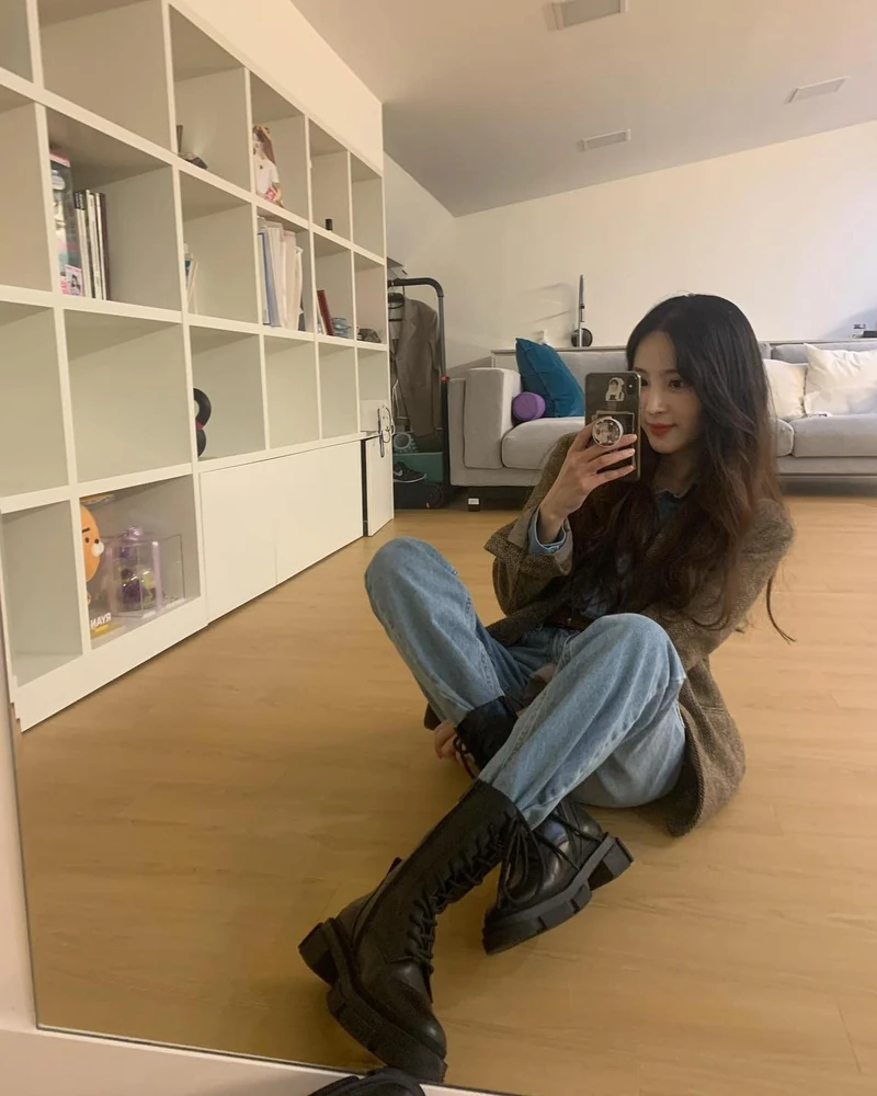 언니들처럼 청바지에 롱부츠👖👢 이미지2